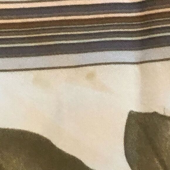 vintage large fattorseta scarf made in italy floral pastels 35X34 inches read - Picture 2 of 8